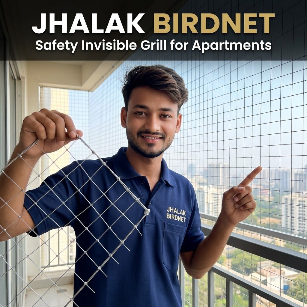 Safety Invisible Grill for Apartments