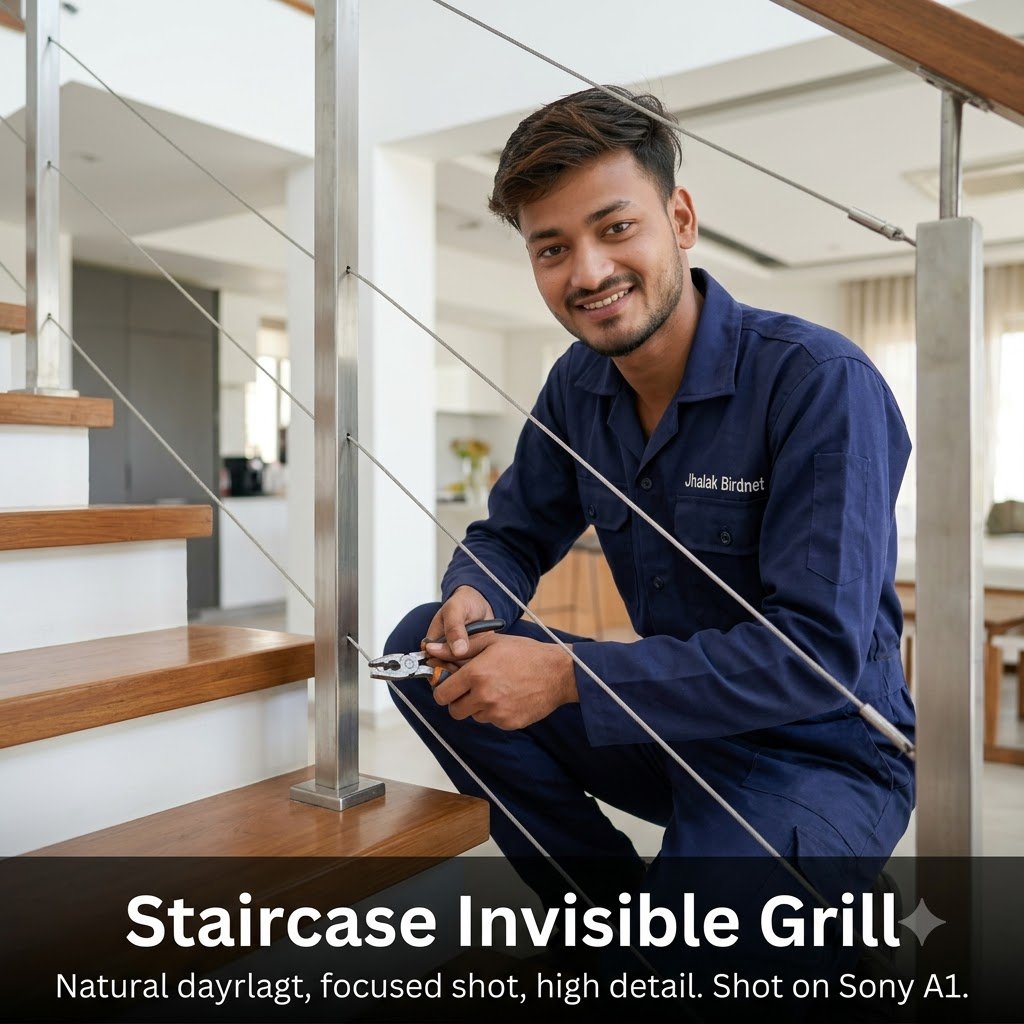 Staircase Invisible Grill