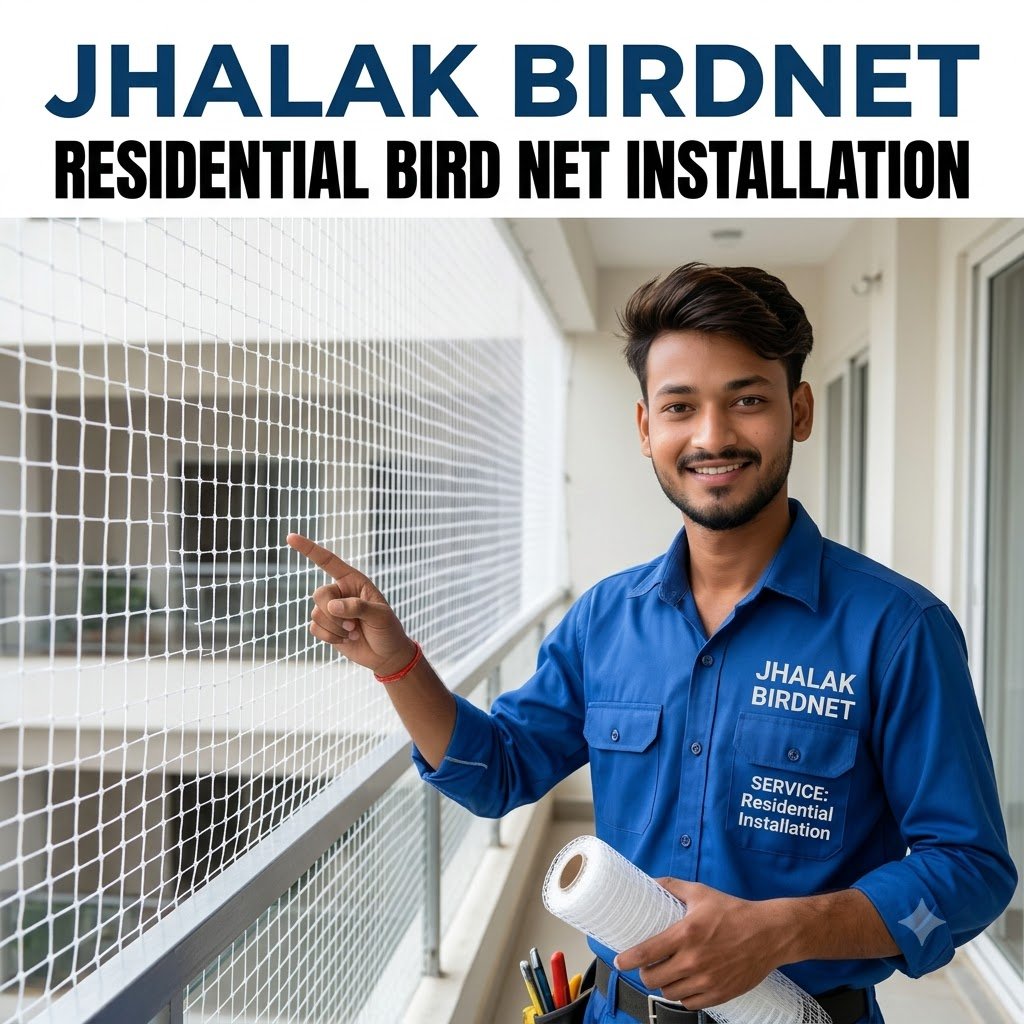 Residential Bird Net Installation
